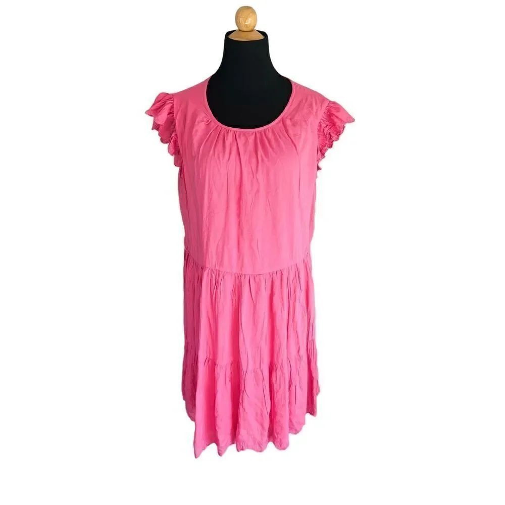 HOUSE OF HARLOW NEW WITH TAGS PINK BARBIE 1960S style Dress MSRP $128
